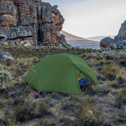 Палатка 2-местная Naturehike сверхлегкая Mongar NH17T007-M, 210T , зеленый, 6927595767658