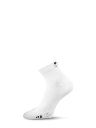 Носки Lasting GFB 001, cotton+polypropylene, белый, размер M, GFB001-M